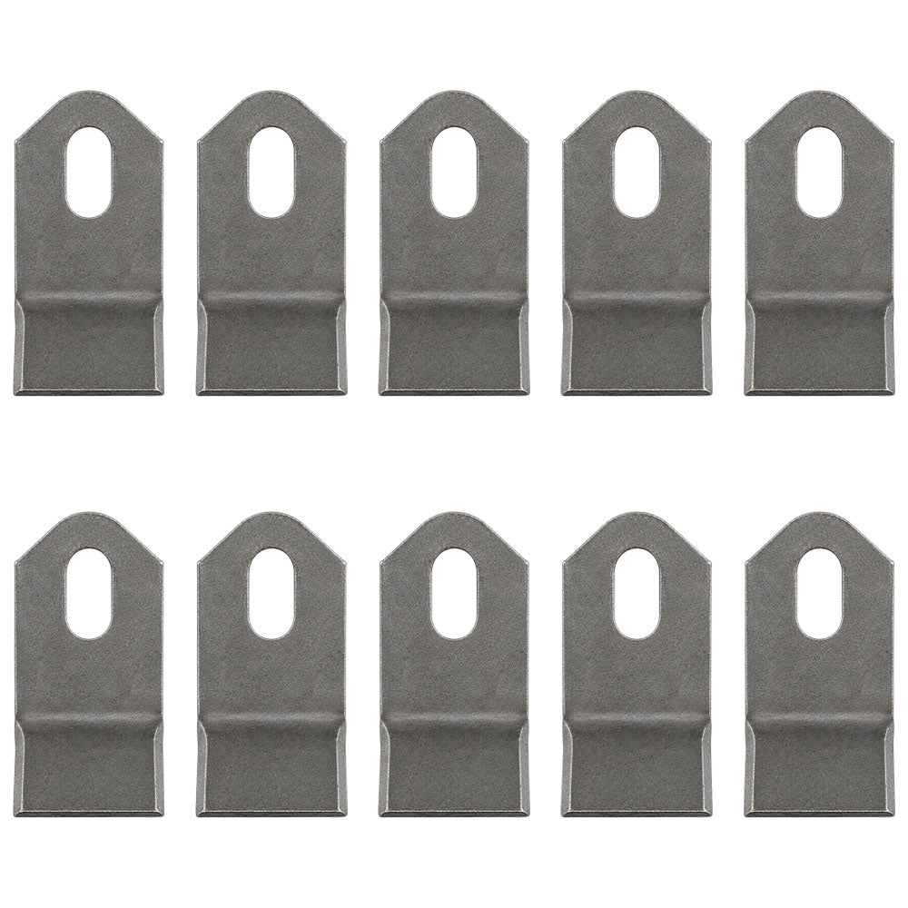 Qty 10: Flail Mower Blades Fits Mott Replaces 100759