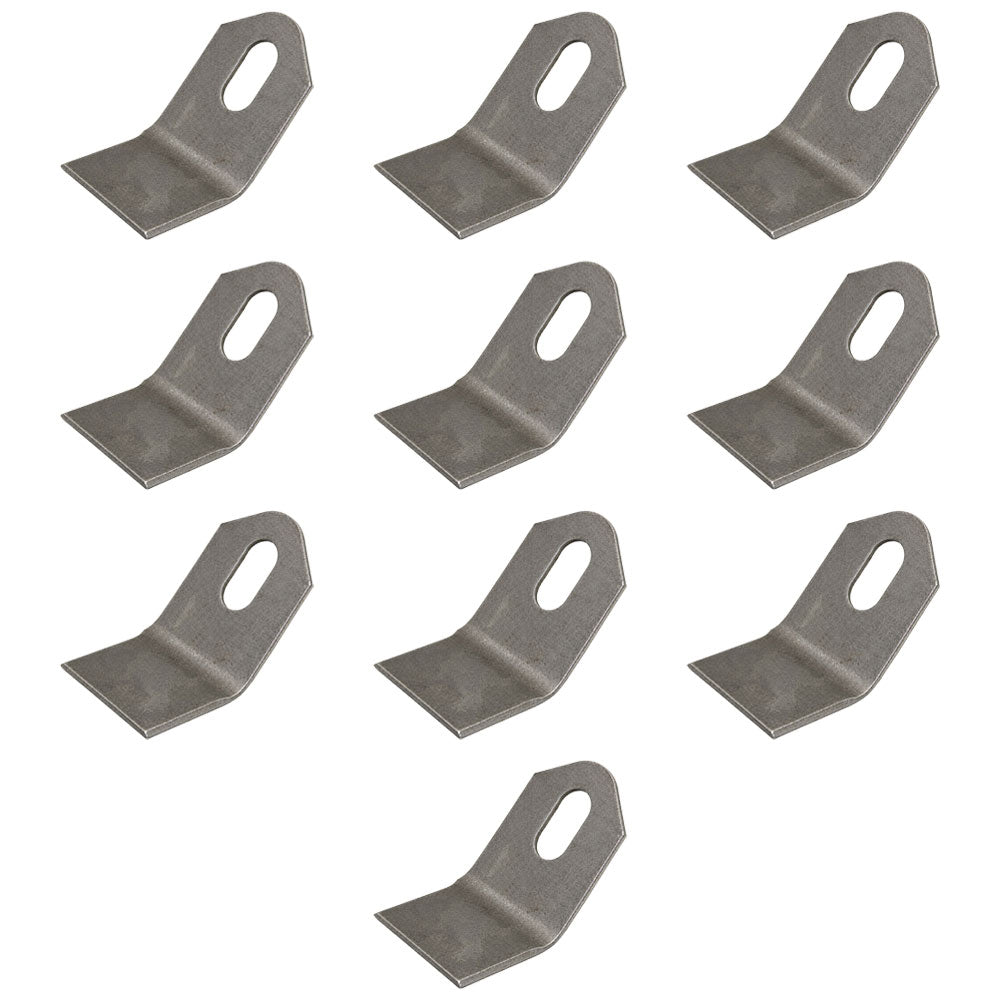 Qty 10: Flail Mower Blades Fits Terrain King Replaces 100759