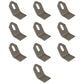 Qty 10: Flail Mower Blades Fits Mott Replaces 100759