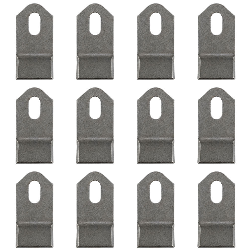 Qty 12: Flail Mower Blades Fits Rhino Replaces 100759