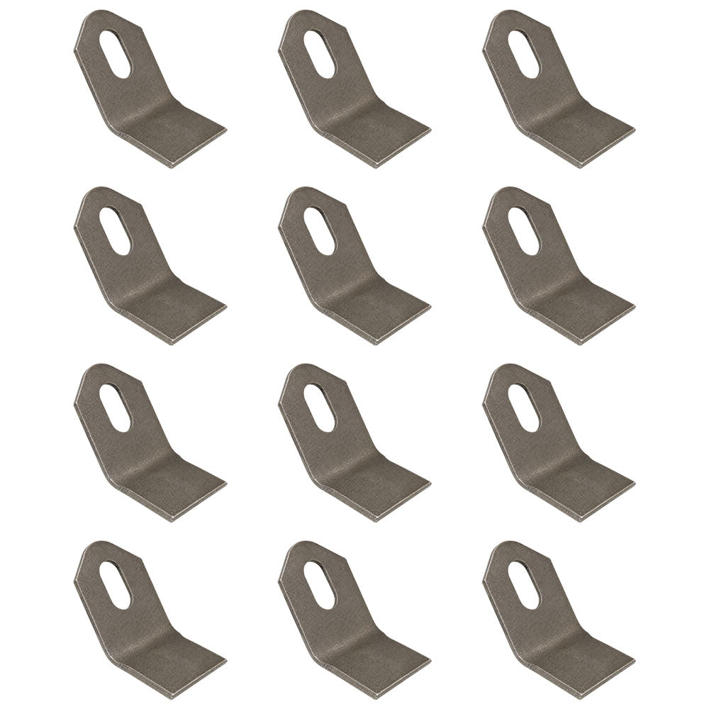 Qty 12: Flail Mower Blades Fits Mott Replaces 100759