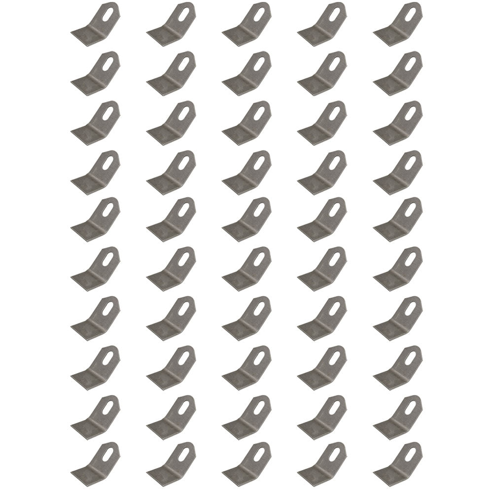 (50) Flail Mower Coarse Cut STD Duty Blades 654-100759 Fits Mott Flail Mowers