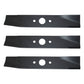 95-010 Three Lawn Mower Blades Fits Craftsman 25321R Fits Husky 42-inch Deck