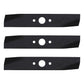 Set of 3 Mower Blades Fits Sears Fits AYP 42" 25321 9480R 9484H 917.253250