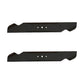 Qty 2: Blade - 21-3/16" x 13/32"
 Fits MTD Replaces 742-0499