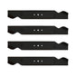 Qty 4: Blade - 21-3/16" x 13/32" Fits MTD Replaces 742-0499