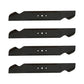Qty 4: Blade - 21-3/16" x 13/32" Fits MTD Replaces 742-0499