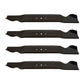 Qty 4: Blade - 21-3/16" x 13/32" Fits Cub Cadet Replaces 742-0499