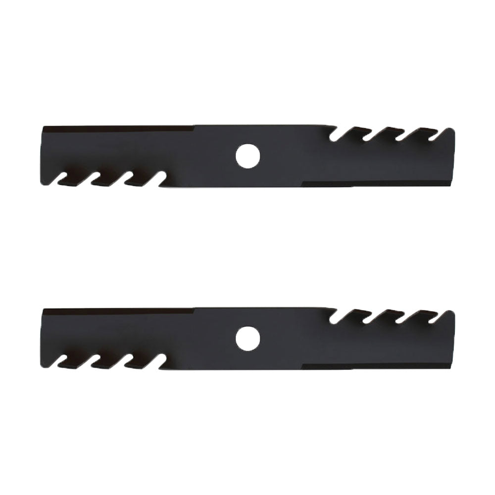 Qty 2: Toothed Mulching Blade
 Fits Exmark Replaces 103-6381