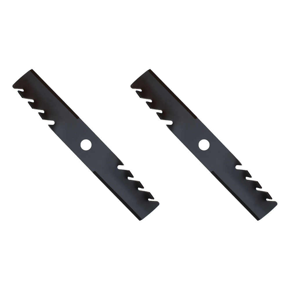Qty 2: Toothed Mulching Blade
 Fits Exmark Replaces 103-6381