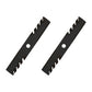 Qty 2: Toothed Mulching Blade
 Fits Exmark Replaces 103-6381