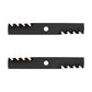 Qty 2: Toothed Mulching Blade
 Fits Exmark Replaces 103-6381