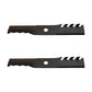 Qty 2: Toothed Mulching Blade
 Fits Exmark Replaces 103-6381