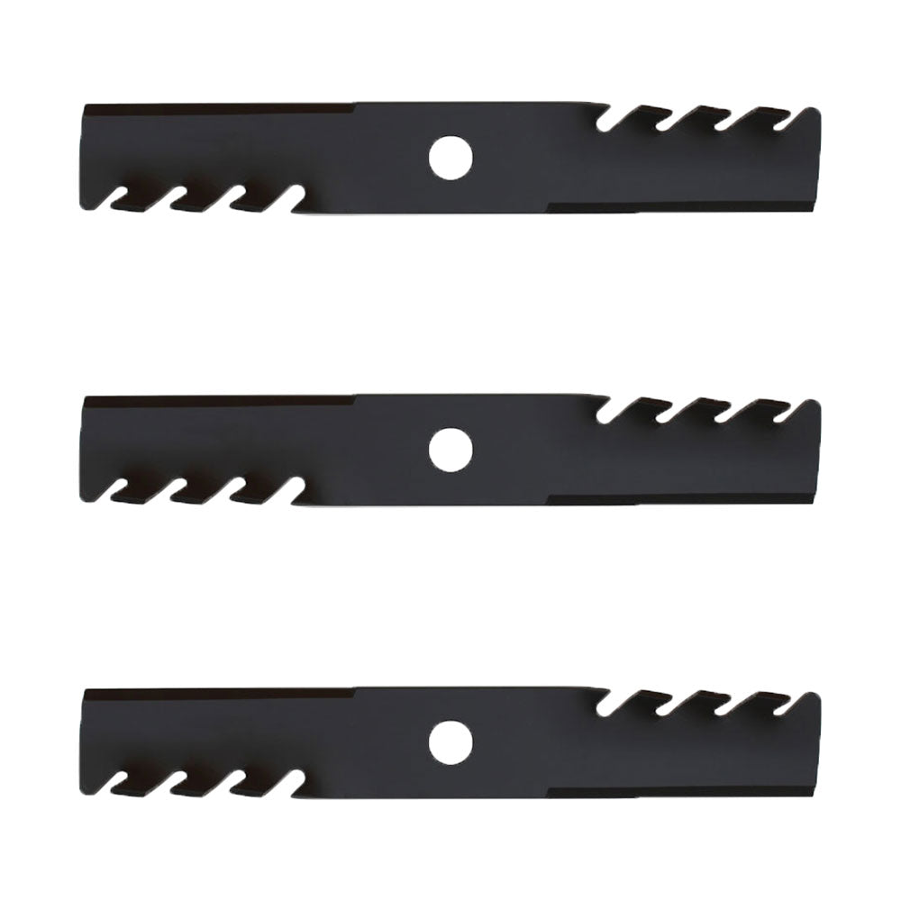 (3) Interchangeable Mulching Blades 16-1/4" X 15/16" Fits Exmark Models