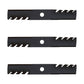 (3) 16-1/4" X 15/16" Mulching Mower Blades Fits Exmark 103-6396 1165177S