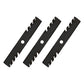 (3) Interchangeable Mulching Blades 16-1/4" X 15/16" Fits Exmark Models