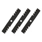 Qty 3: Toothed Mulching Blade Fits Exmark Replaces 103-6381