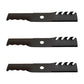 3 Pack HD Blades 16-1/4" for 48" Fits Exmark 103-6401 103-6401-S