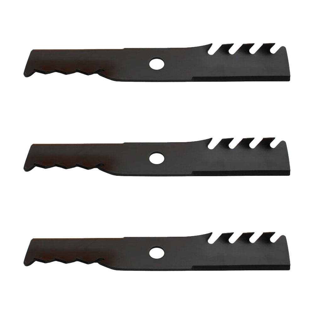 (3) Interchangeable Mulching Blades 16-1/4" X 15/16" Fits Exmark Models
