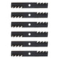 Qty 6: Toothed Mulching Blade Fits Exmark Replaces 103-6381