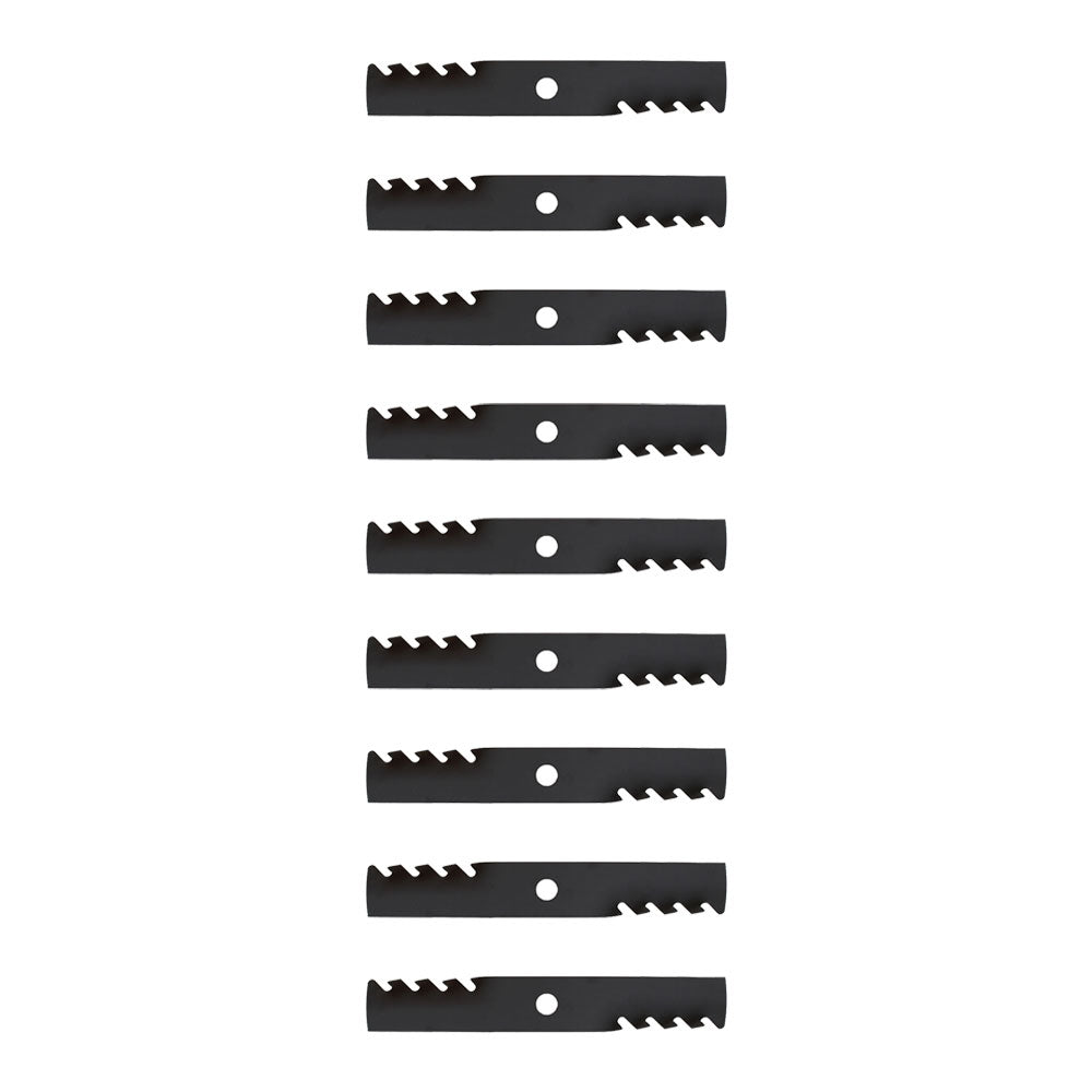 Qty 9: Toothed Mulching Blade Fits Exmark Replaces 103-6381