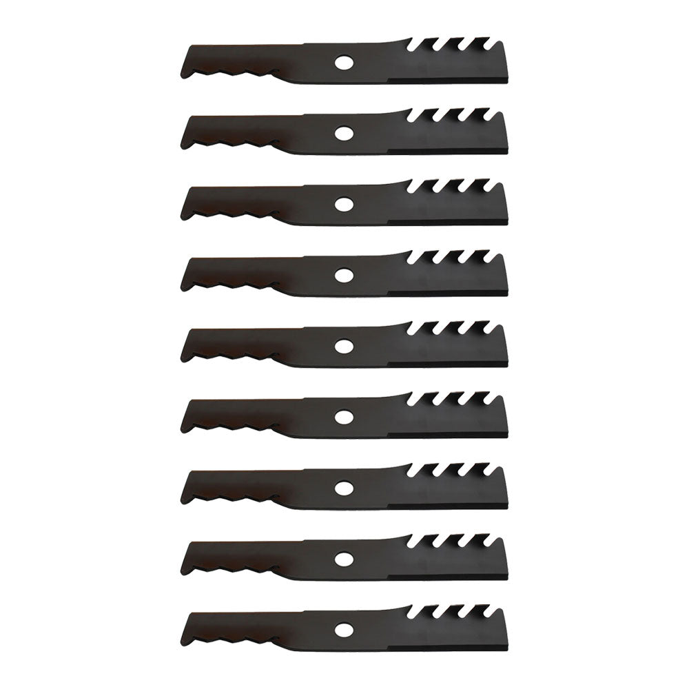 Qty 9: Toothed Mulching Blade Fits Exmark Replaces 103-6381