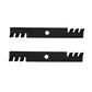 Qty 2: Toothed Mulching Mower Blade 18" X 15/16" Fits Toro