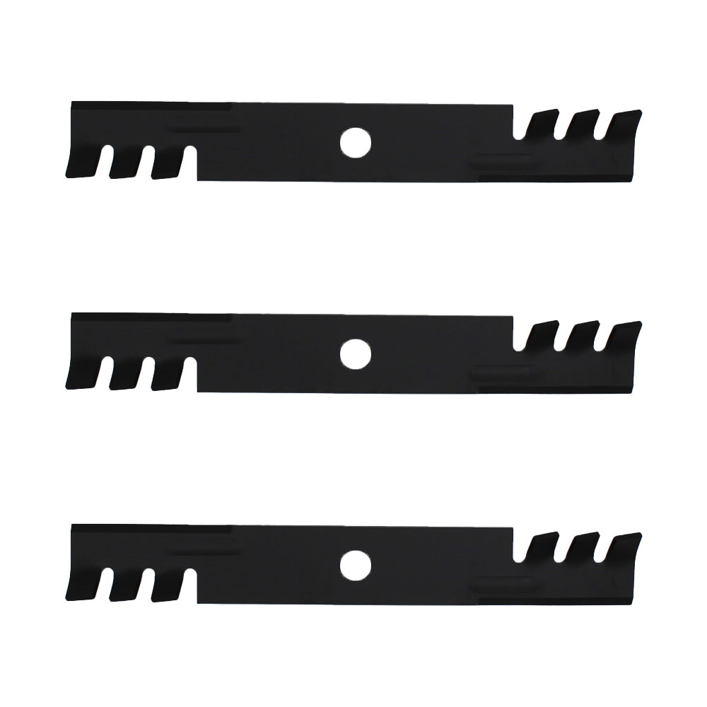 302-619 3PK Toothed Blade Fits Exmark 116-5175-S 52"