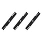 3PK 18" Toothed Blades Fits Exmark Fits Toro Turf Tracer Lazer Lawn Mowers 52" D