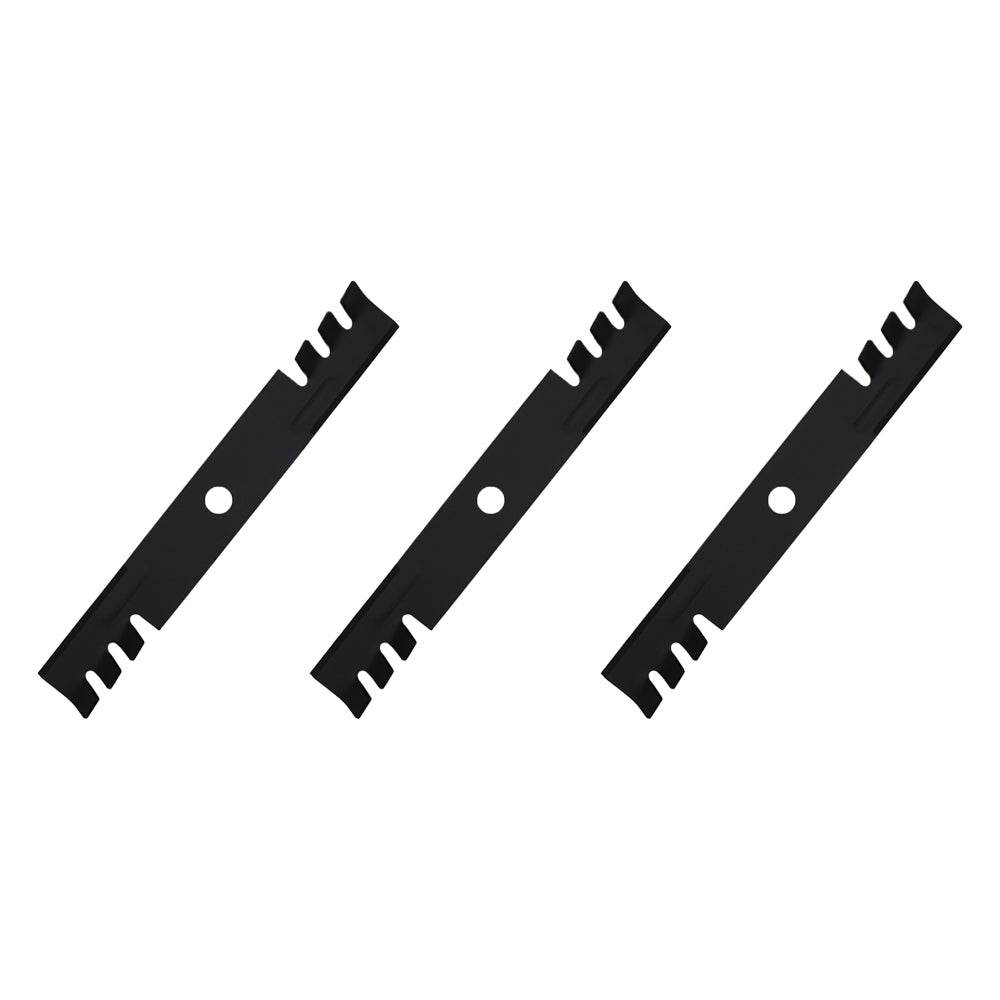 302-619 3PK Toothed Blade Fits Exmark 116-5175-S 52"