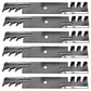 Set of (6) Mulching Blades Fits Hustler Lawn Mowers Requires (3) To Fit a 54"