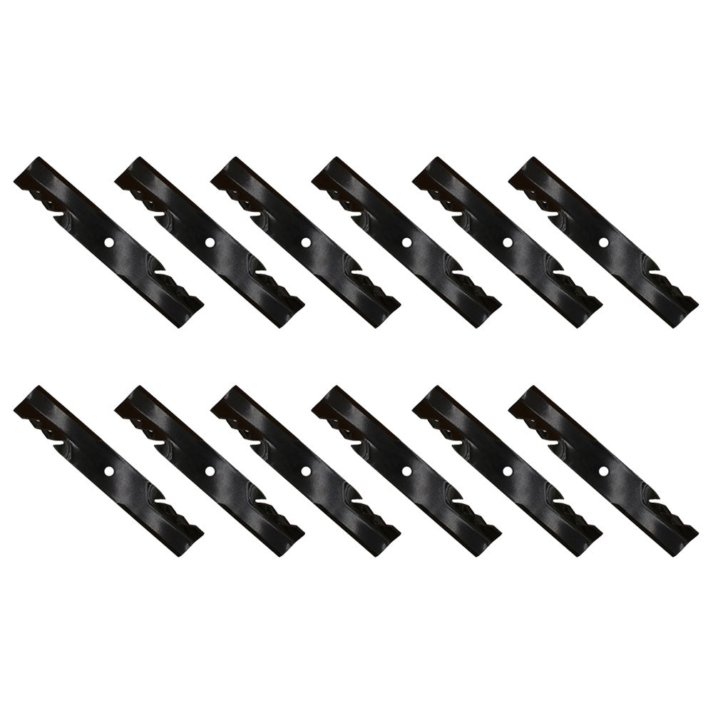 Qty 12: Mulcher Blade Fits John Deere Replaces AM106634