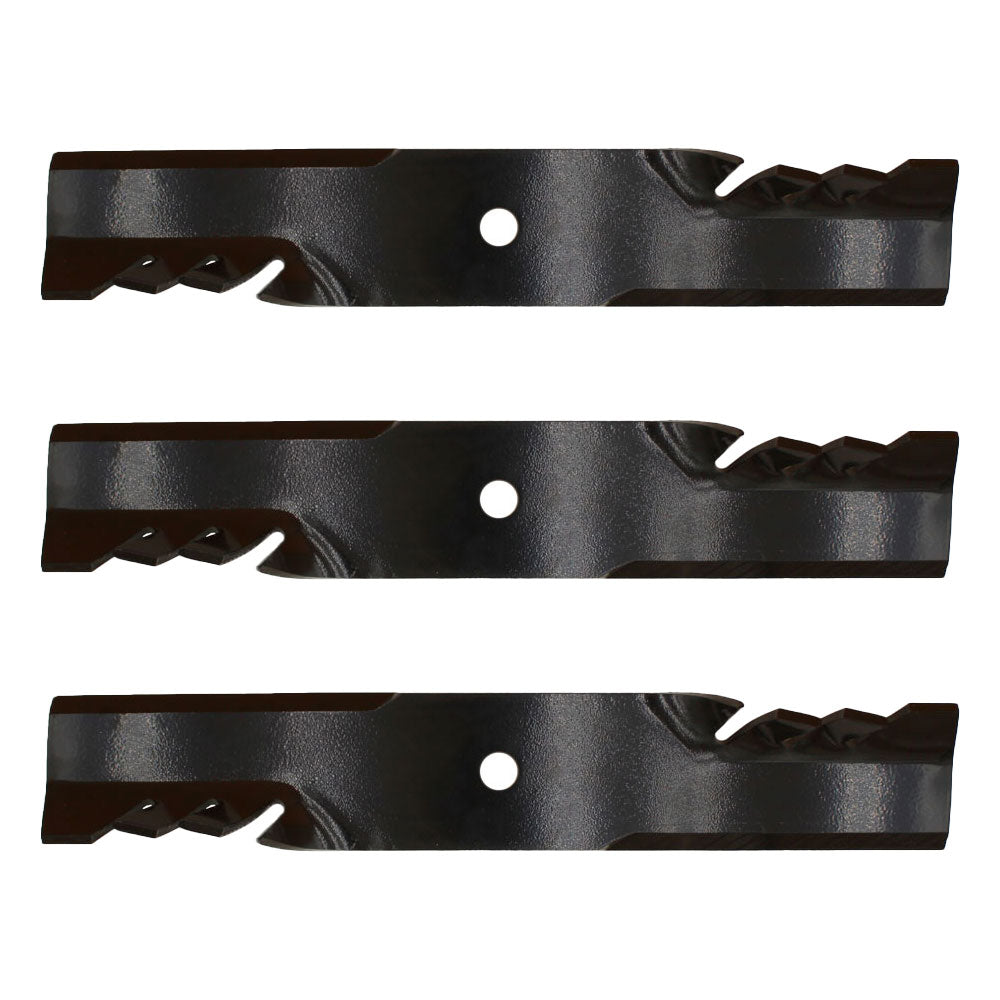 set of 3 lawn mower mulching blades to Fits John Deere 50" AM39966 M86209