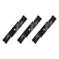 3pk Mulching Blade Oregon Fits Gator Fits John Deere 240 322 420 430 655 755 855