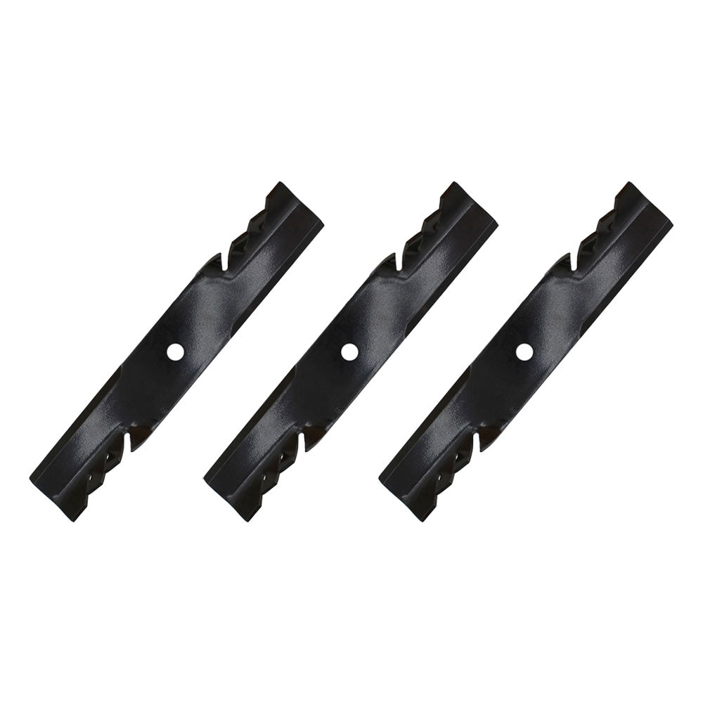 3PK Mulching Blades Fits John Deere AM39966 M86209 318 322 332 420 430