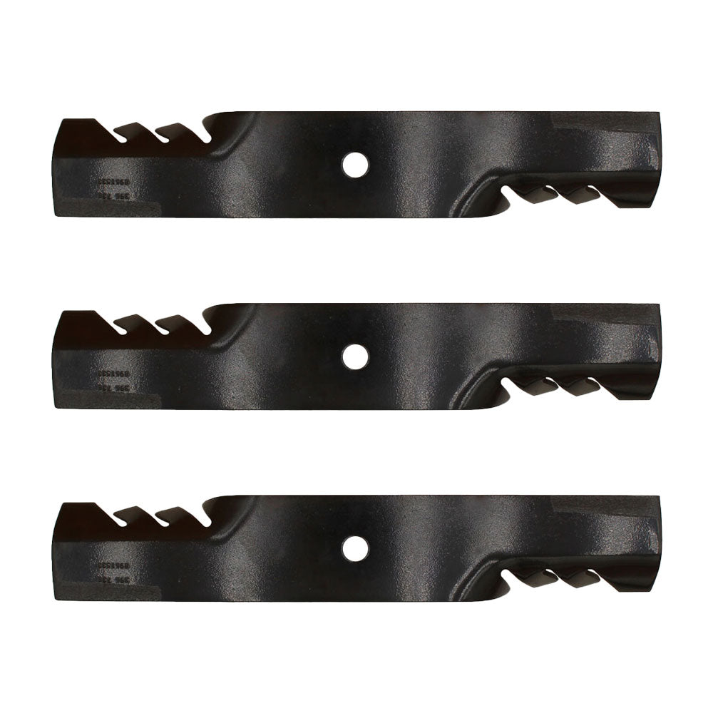 set of 3 lawn mower mulching blades to Fits John Deere 50" AM39966 M86209
