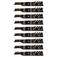 396-738 Pack of 9 Mulching Blades 17-3/16" Fits John Deere