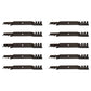 Qty 10: Toothed Blade Fits Yazoo/Kees Replaces 101733