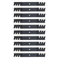 Qty 10: Toothed Blade Fits Bobcat Replaces 112111-03