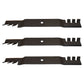 Set of 3 Great Dane 61" Predator mulching mower blades C39949 D18036 GDU10232