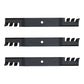 3 Mulching Blades For 61 Wright Stander 71440003 50170"