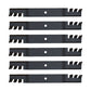 (6) Fits Bobcat Mower Mulch Blades 61'' Fits Predator Pro Fits CAT Fits FastCat