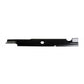 Qty 25: Notched Mower Blade - 18" X 5/8" Fits Exmark Replaces 1-303146