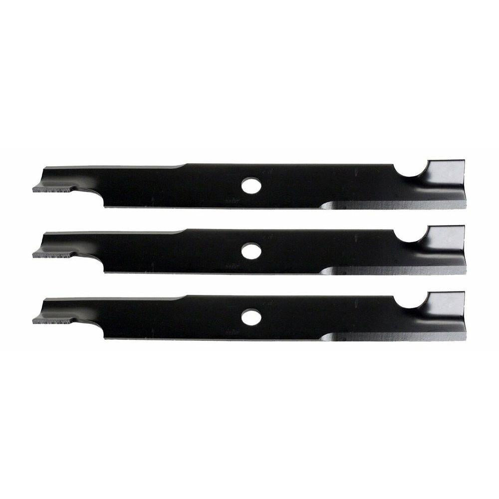 Qty 3: Notched Mower Blade - 18" X 5/8" Fits Scag Replaces 48108