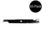 Qty 50: Notched Mower Blade - 18" X 5/8" Fits Bad Boy Replaces 038300000