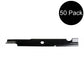 Qty 50: Notched Mower Blade - 18" X 5/8" Fits Toro Replaces 103-2528