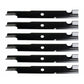 Qty 6: Notched Mower Blade - 18" X 5/8" Fits Toro Replaces 103-2528