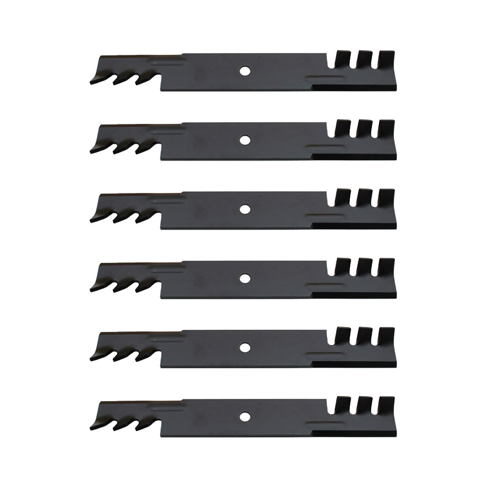 6-Pack Toothed Mulching Blades Fits Dixie Chopper 30227-52X Iron Eagle ONLY 50"