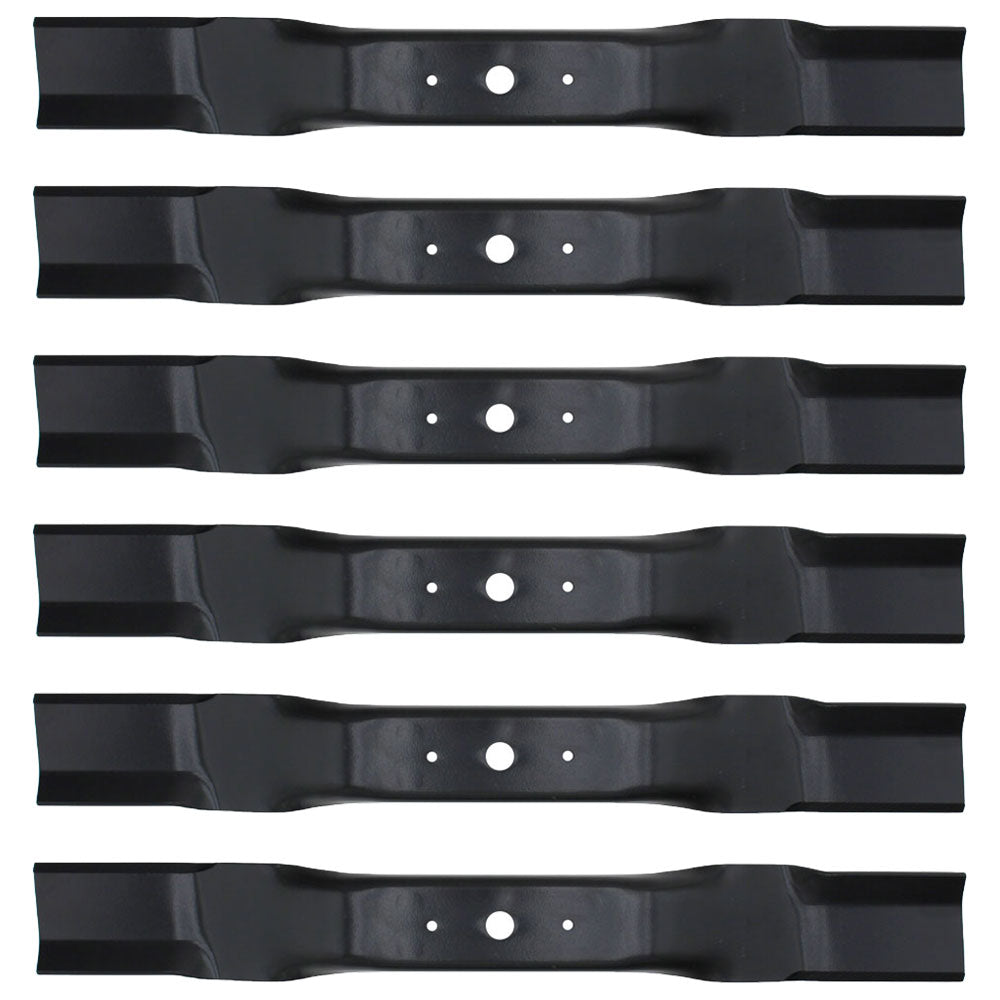 Six (6) Replacement Right Hand Mulcher Blade Fits Walker 42" & 54"