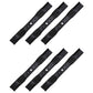 Six (6) Replacement Right Hand Mulcher Blade Fits Walker 42" & 54"
